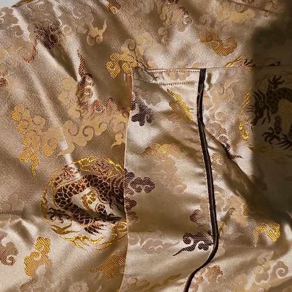 Vintage Handmade Silk Nippon Tailor Smoking Gown – Nikkatsu Arcade Tokyo Japan - Picture 7 of 13